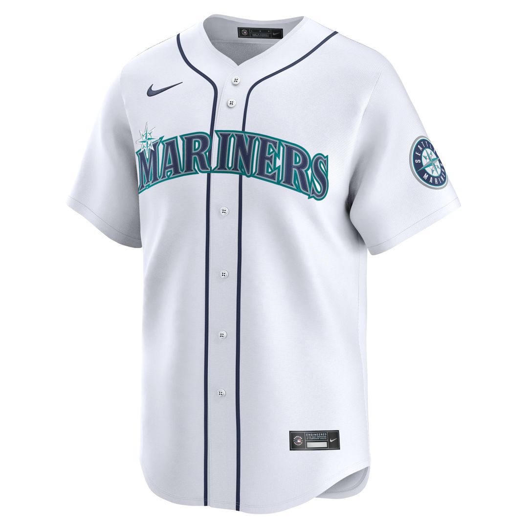 Seattle Mariners Julio Rodríguez Nike Home Limited Player Jersey - White