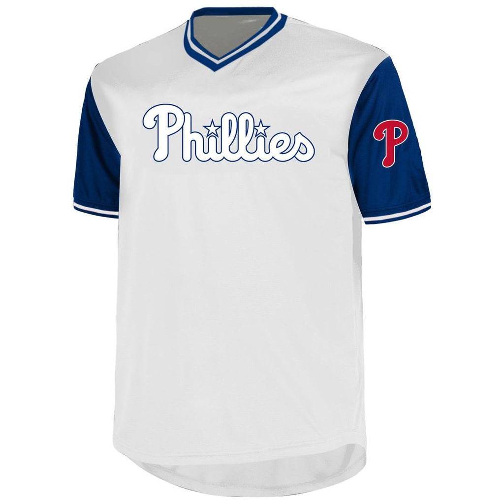 Philadelphia Phillies Bryce Harper Profile Big & Tall Name & Number Jersey - White