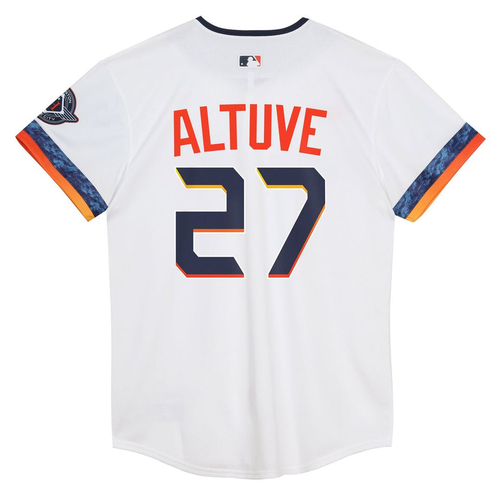 Houston Astros Jose Altuve Nike Preschool 2025 City Connect Limited Player Jersey - White