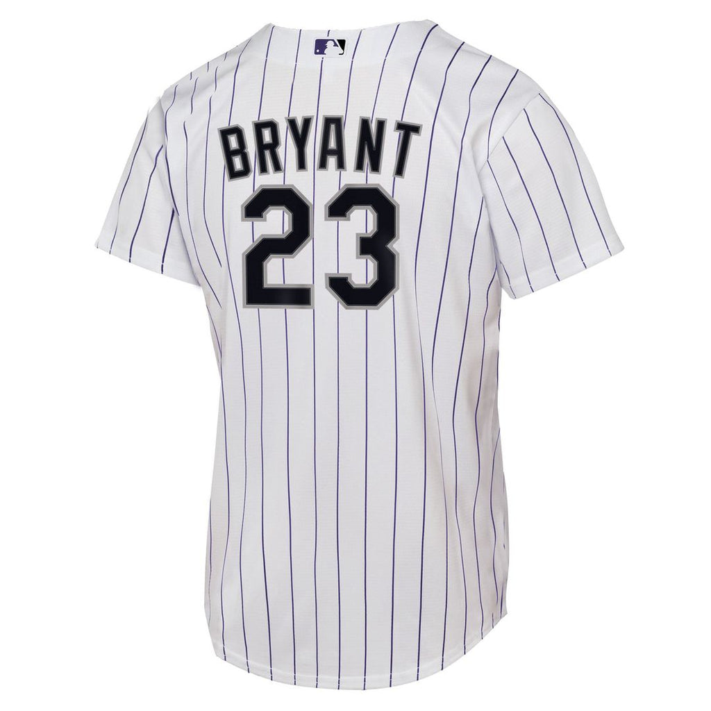 Colorado Rockies Kris Bryant Nike Youth Home Replica Player Jersey - White