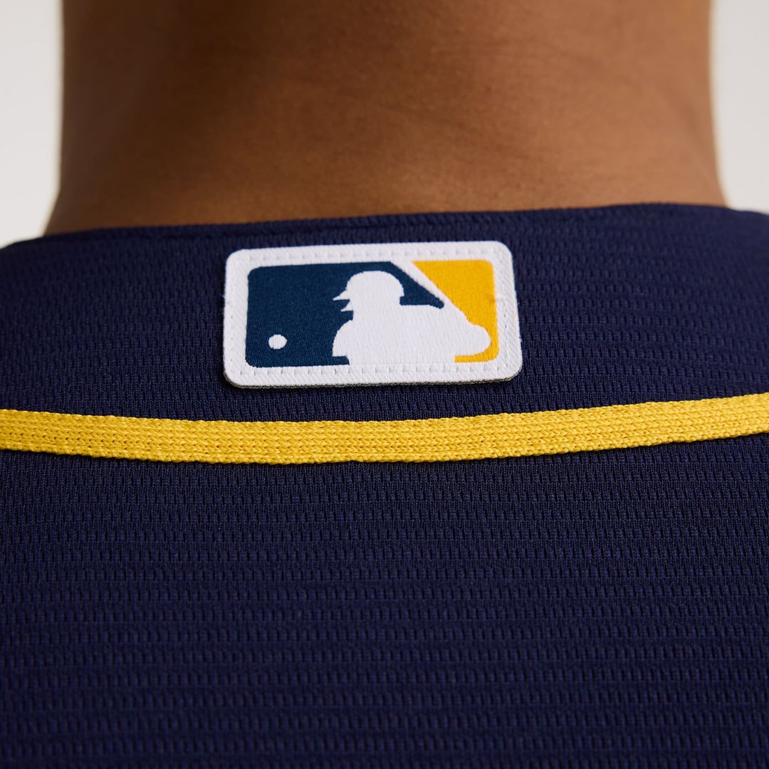 Milwaukee Brewers Nike Home Replica Team Jersey - Cream
