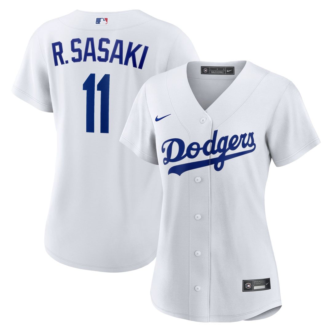 Los Angeles Dodgers R¨­ki Sasaki Nike Women's Replica Jersey - White