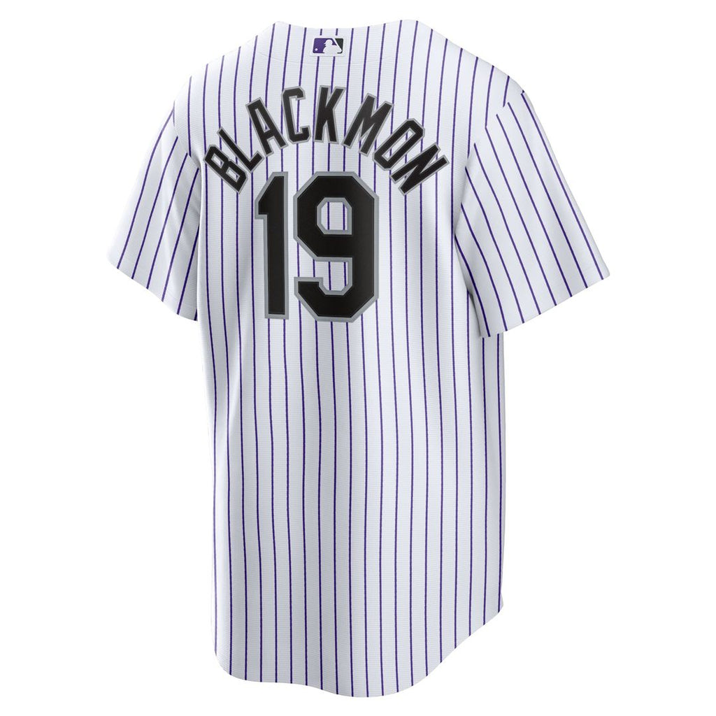 Colorado Rockies Charlie Blackmon Nike Home Replica Player Name Jersey - White