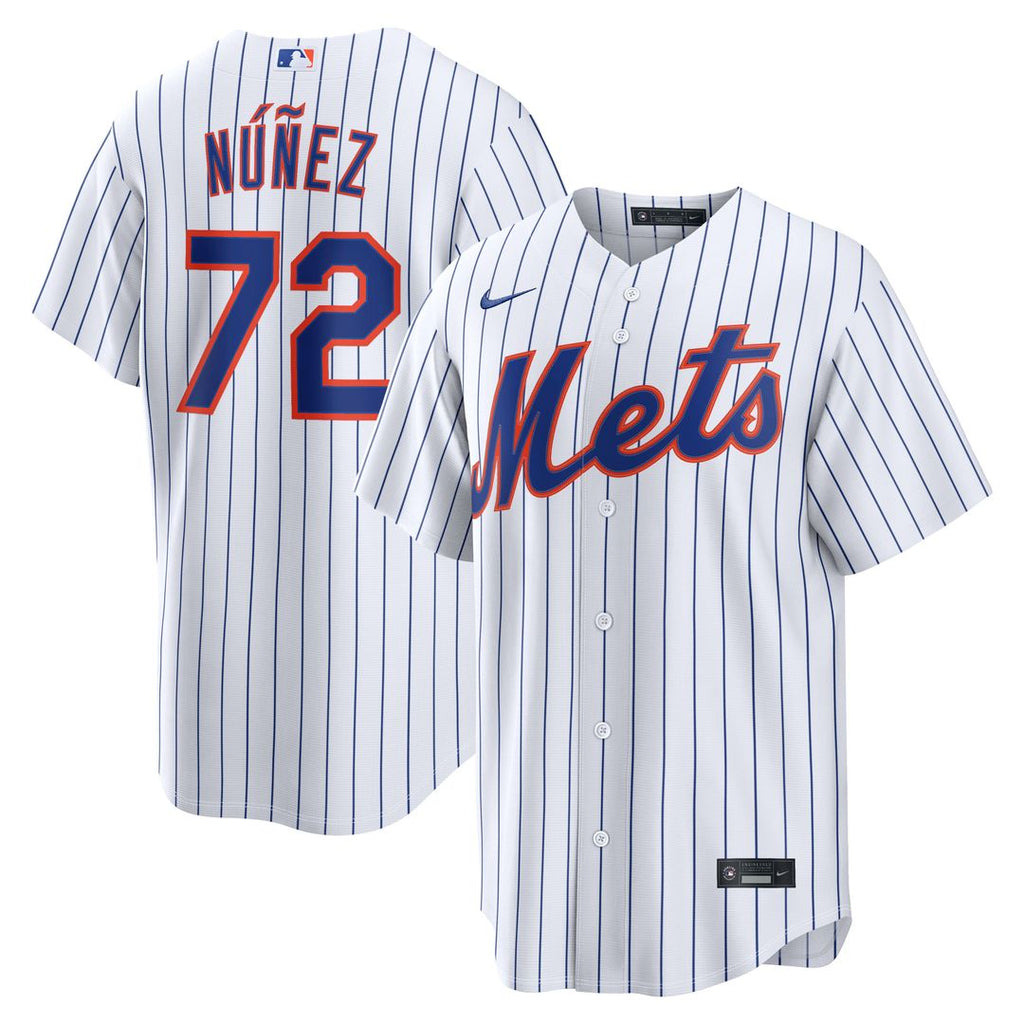 New York Mets Dedniel Núñez Nike Home Replica Jersey - White