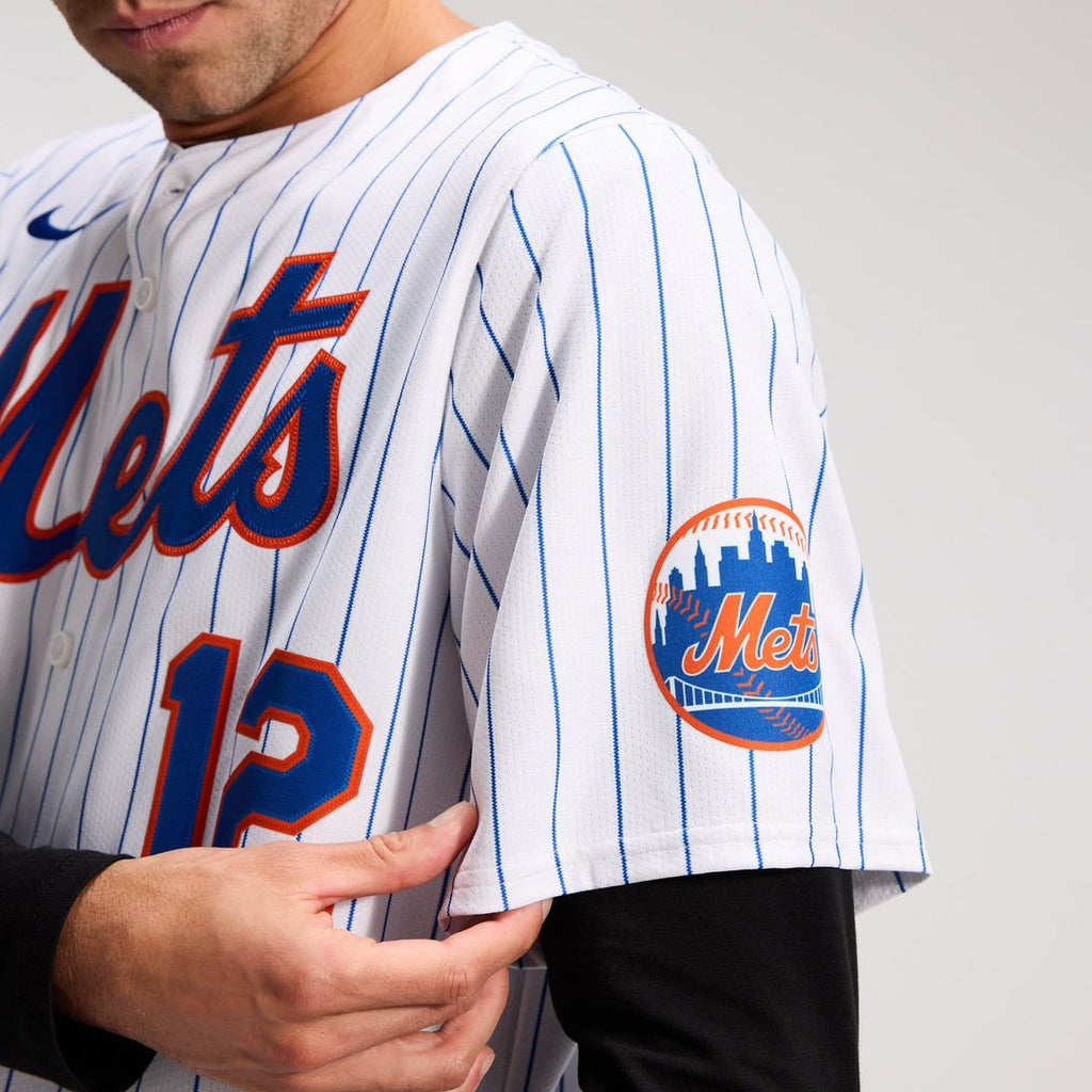 New York Mets Francisco Lindor Nike Road Limited Player Jersey - Gray