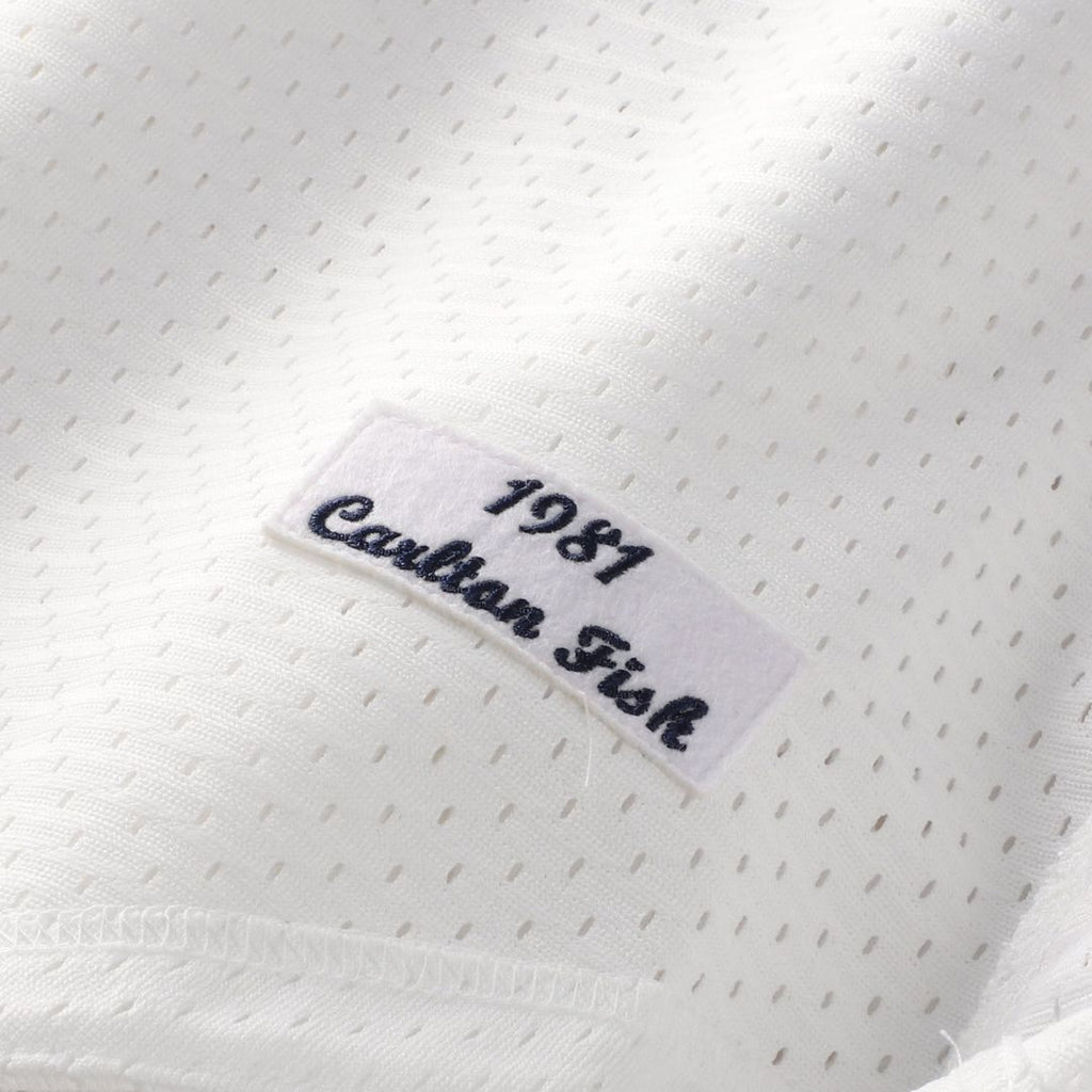 Chicago White Sox Carlton Fisk Mitchell & Ness Authentic Batting Practice Jersey - White
