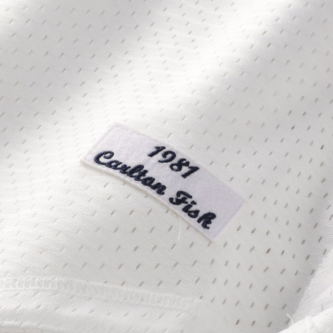 Chicago White Sox Carlton Fisk Mitchell & Ness Authentic Batting Practice Jersey - Navy
