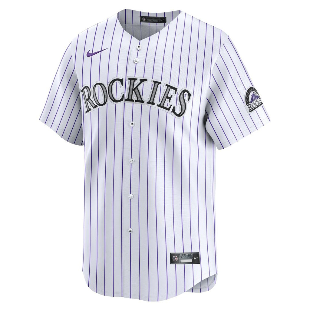 Colorado Rockies Nike Home Limited Player Jersey - White