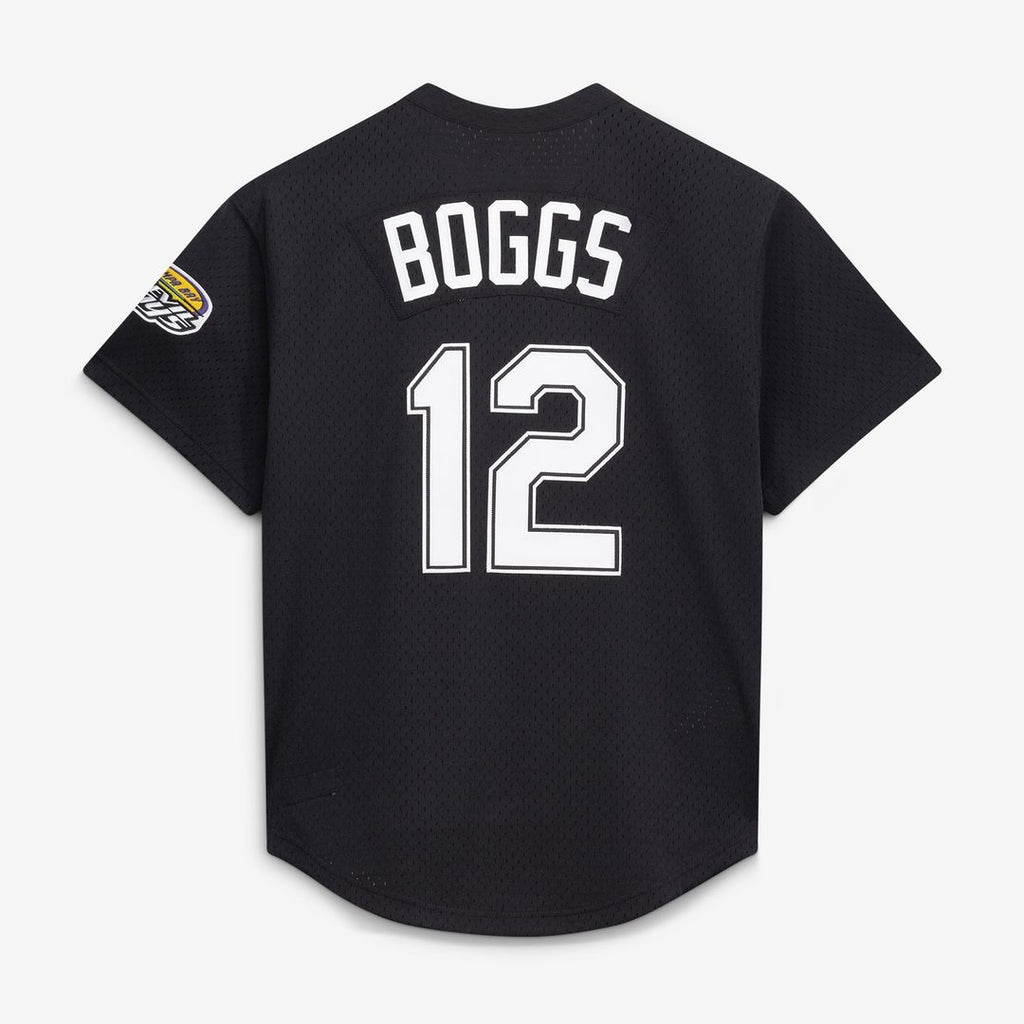 Tampa Bay Rays Wade Boggs Mitchell & Ness Authentic Batting Practice Jersey - Black