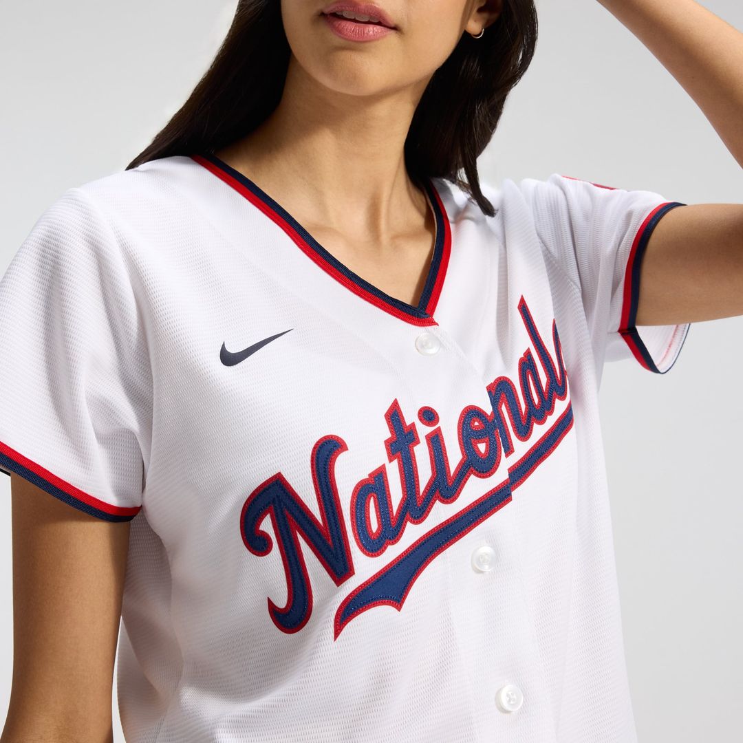 Washington Nationals CJ Abrams Nike Women's Home Replica Player Jersey - White