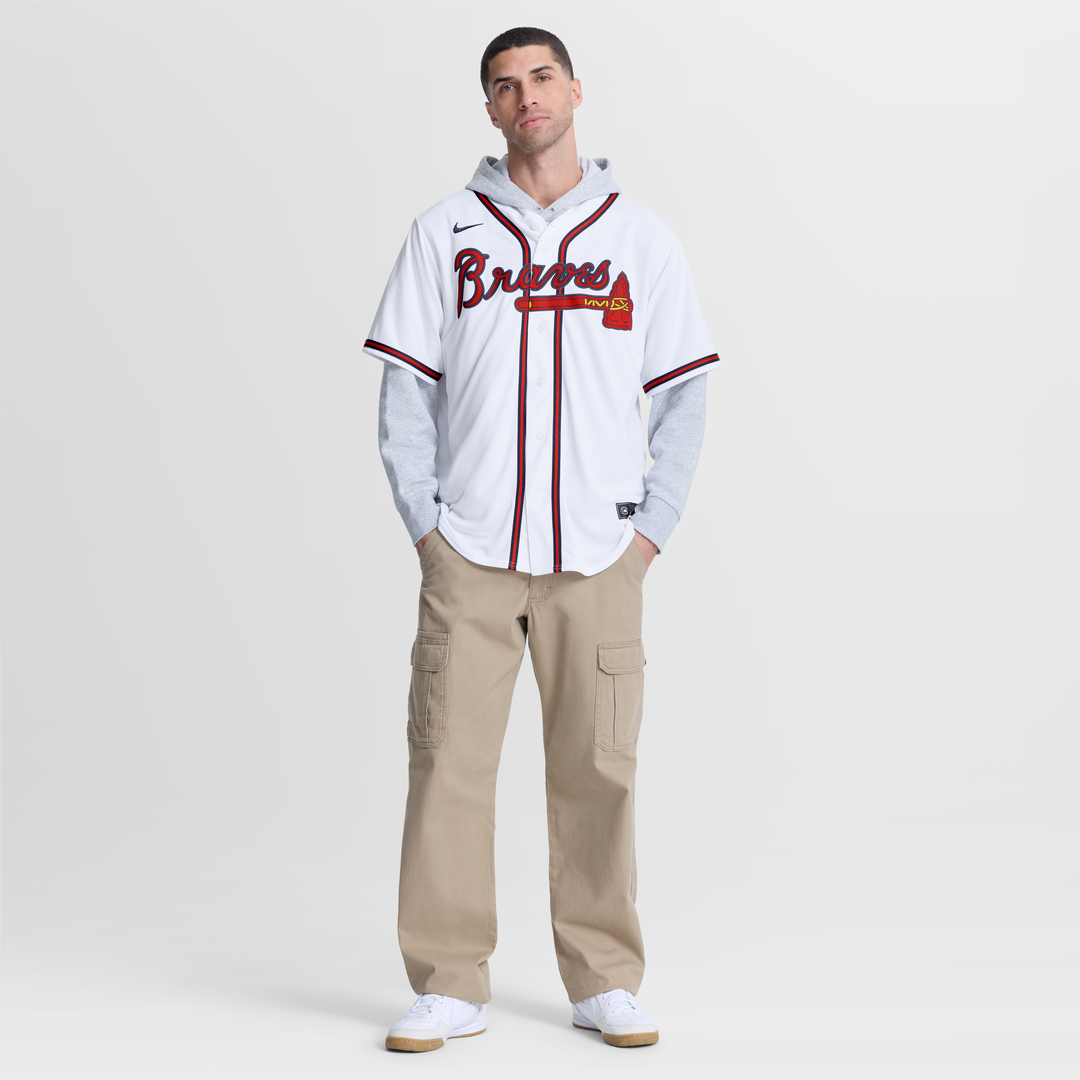 Atlanta Braves Grant Holmes Nike Home Replica Jersey - White