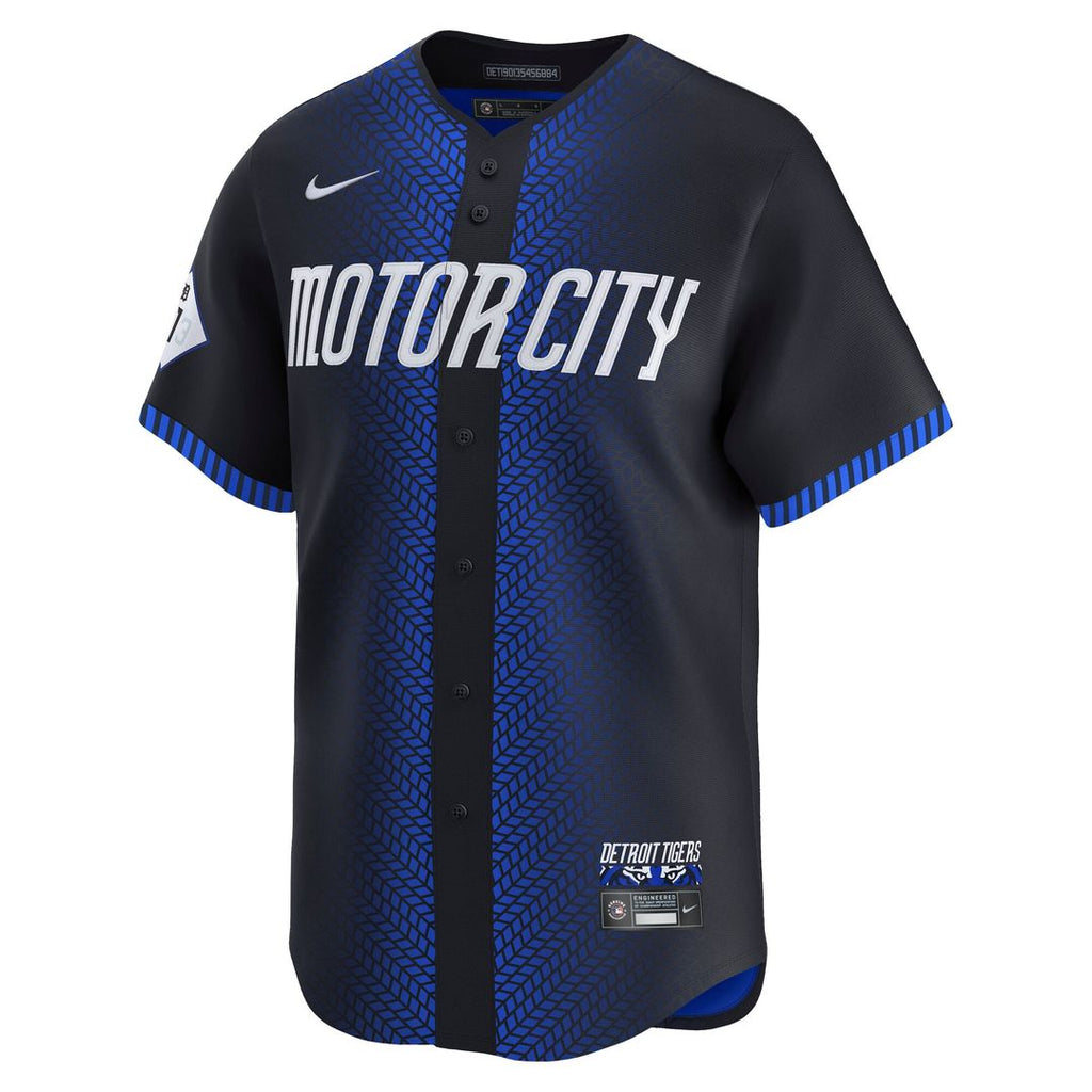 Detroit Tigers Tarik Skubal Nike City Connect Limited Jersey - Navy