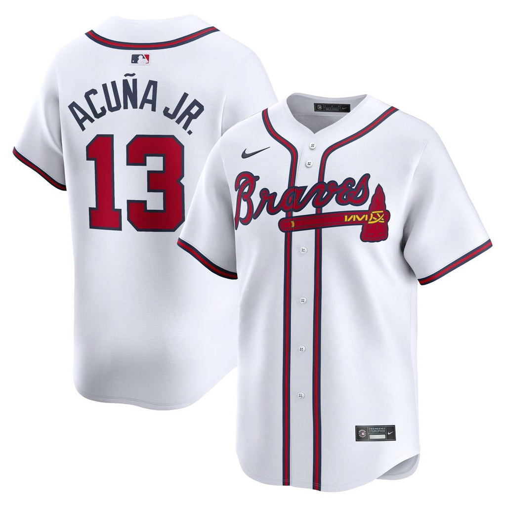Atlanta Braves Ronald Acuña Jr. Nike Home Limited Player Jersey - White