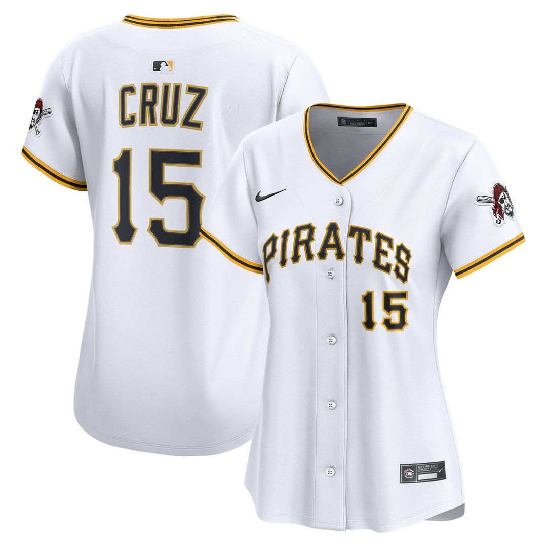 Pittsburgh Pirates Oneil Cruz Nike Women's Home Limited Player Jersey - White