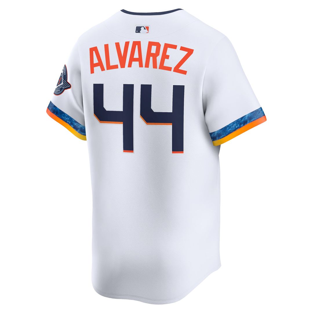 Houston Astros Yordan Alvarez Nike 2025 City Connect Limited Player Jersey - White