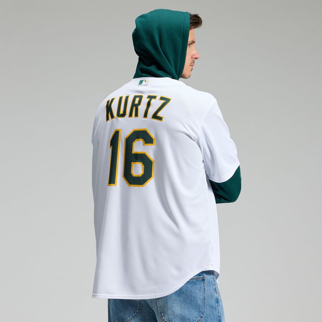 Athletics Nick Kurtz Nike Home Replica Jersey - White