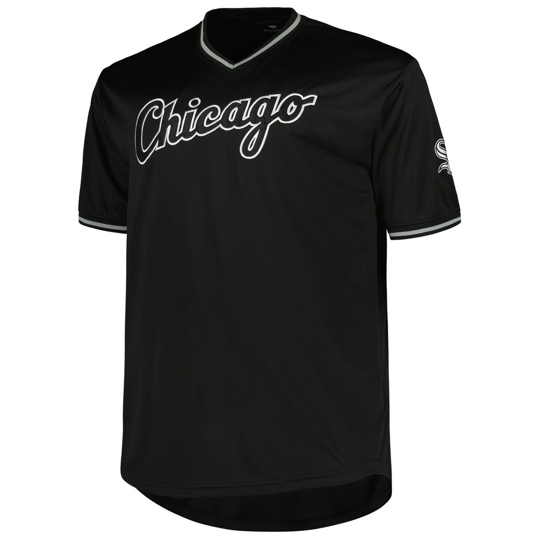 Chicago White Sox Profile Big & Tall Pop Fashion Jersey - Black