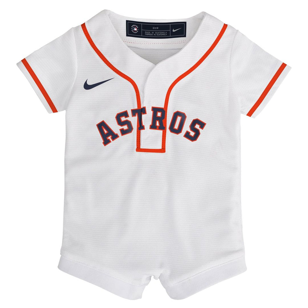 Houston Astros Nike Newborn Home Replica Romper Jersey - White