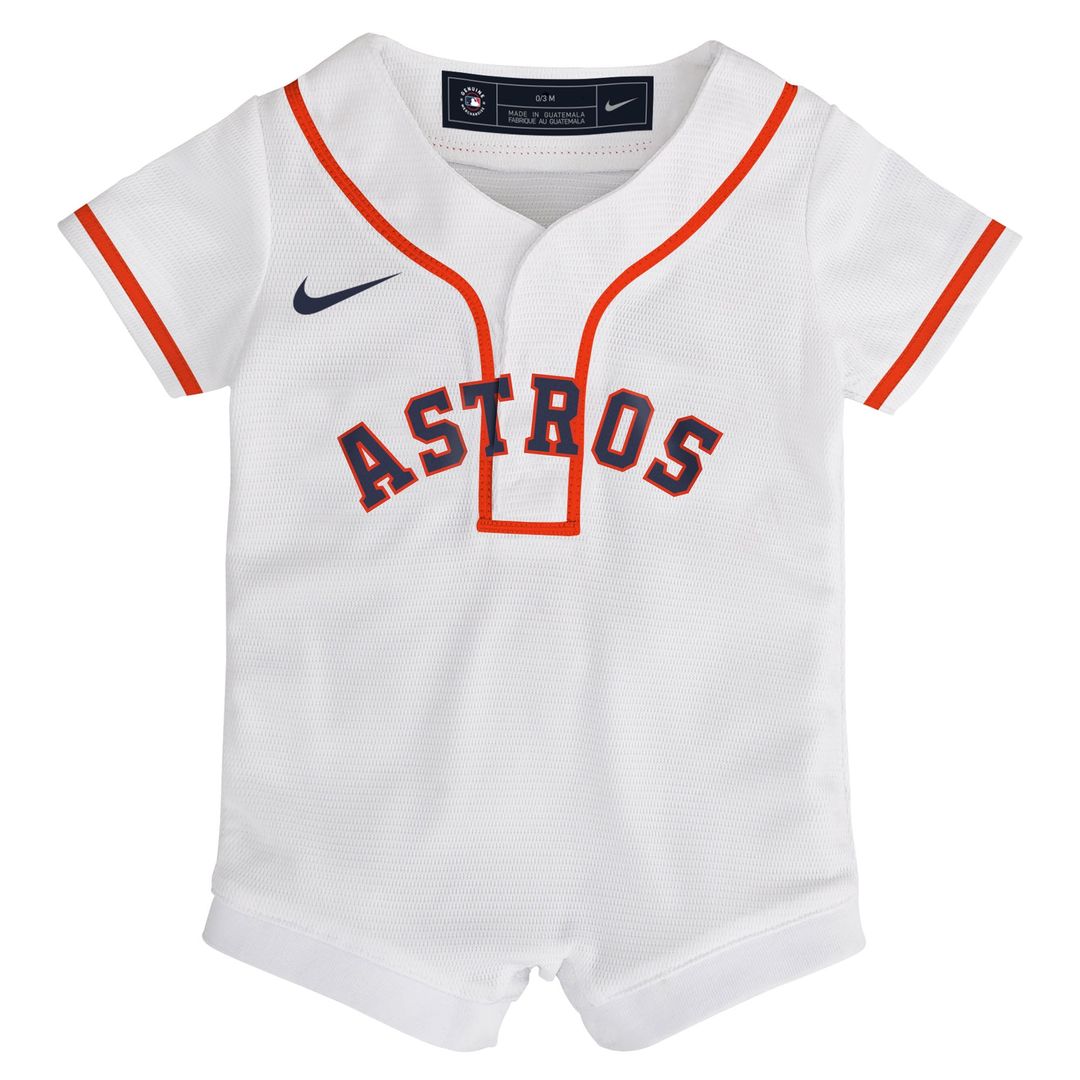 Houston Astros Nike Newborn Home Replica Romper Jersey - White