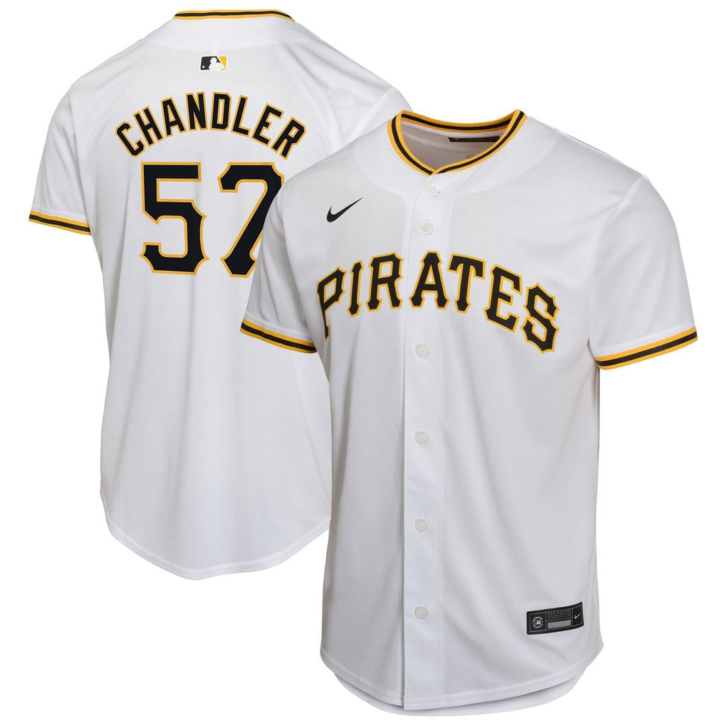 Pittsburgh Pirates Bubba Chandler Nike Youth Home Player Game Jersey - White