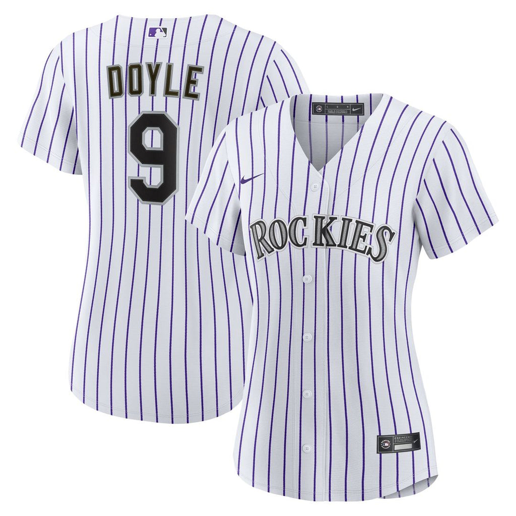Colorado Rockies Brenton Doyle Nike Women's Home Replica Jersey - White