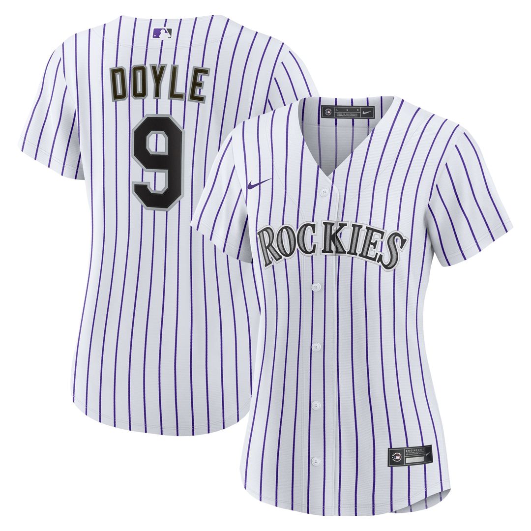 Colorado Rockies Brenton Doyle Nike Women's Home Replica Jersey - White