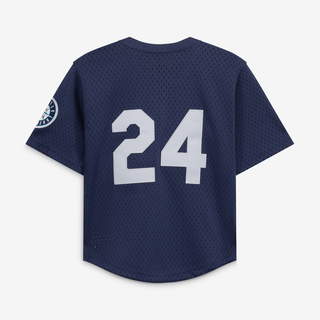 Seattle Mariners Ken Griffey Jr. Mitchell & Ness Toddler Cooperstown Mesh Batting Practice Jersey - Navy
