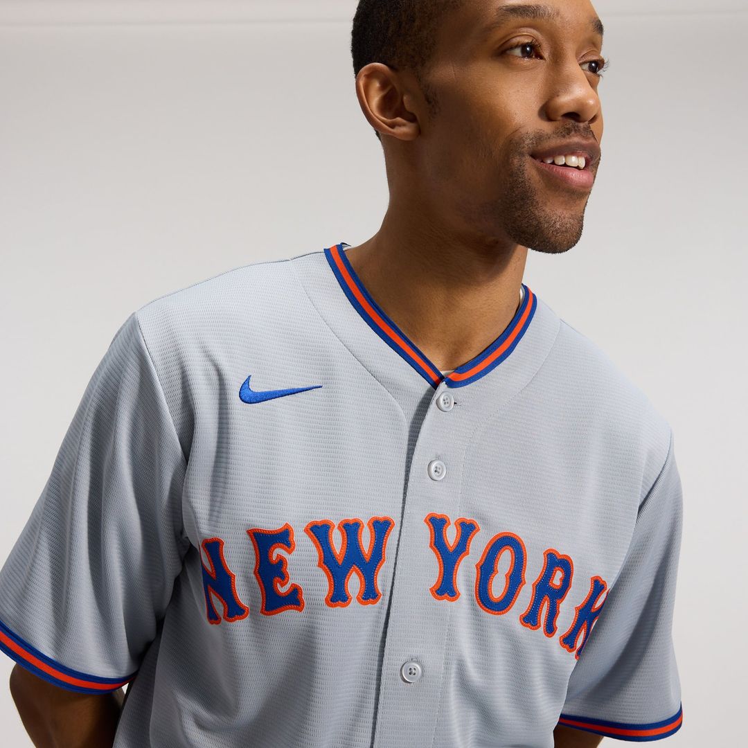 New York Mets Juan Soto Nike Road Replica Jersey - Gray