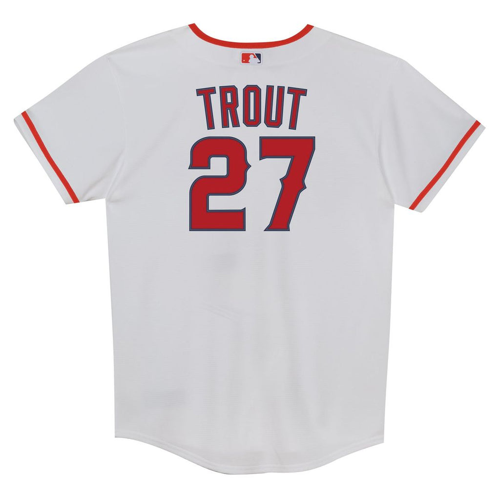 Los Angeles Angels Mike Trout Nike Preschool Home Replica Player Jersey - White