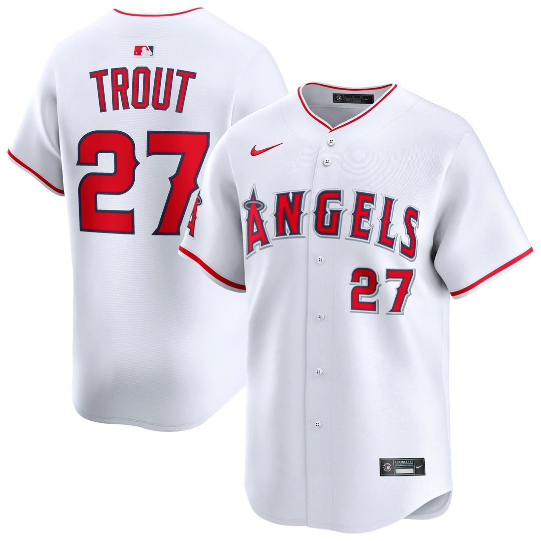 Los Angeles Angels Mike Trout Nike Alternate Limited Player Jersey - Red