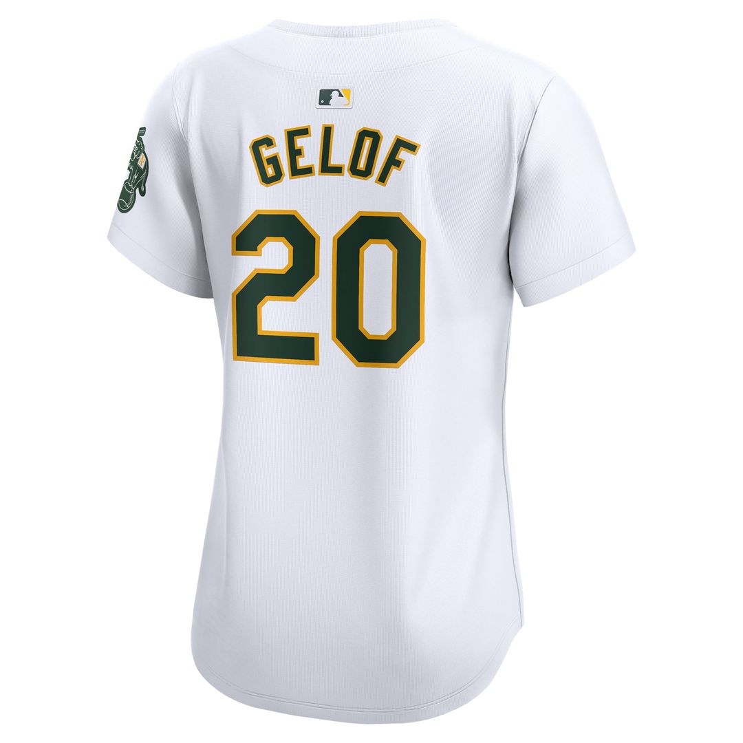 Athletics Zack Gelof Nike Women's Home Limited Player Jersey ¨C White