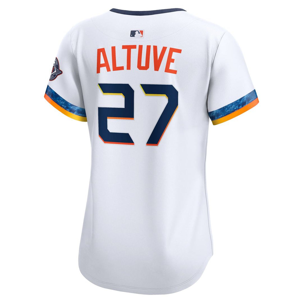 Houston Astros Jose Altuve Nike Women's 2025 City Connect Limited Jersey - White