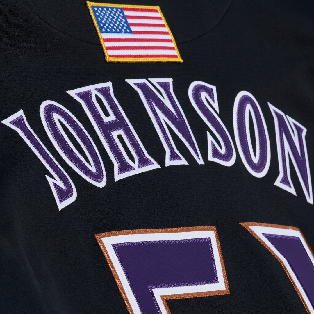 Arizona Diamondbacks Randy Johnson Mitchell & Ness 2000 Throwback Authentic Jersey - Purple