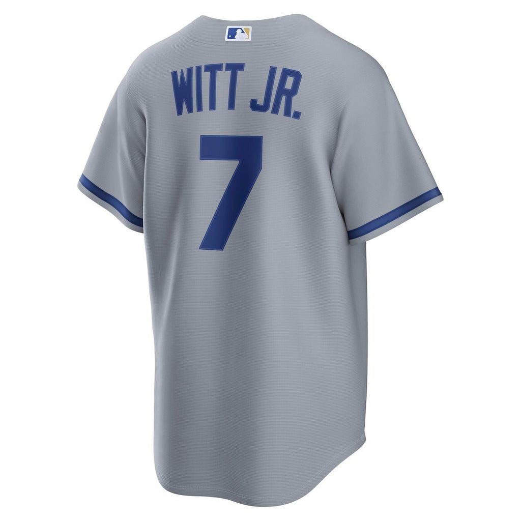 Kansas City Royals Bobby Witt Jr. Nike Road Replica Jersey - Gray