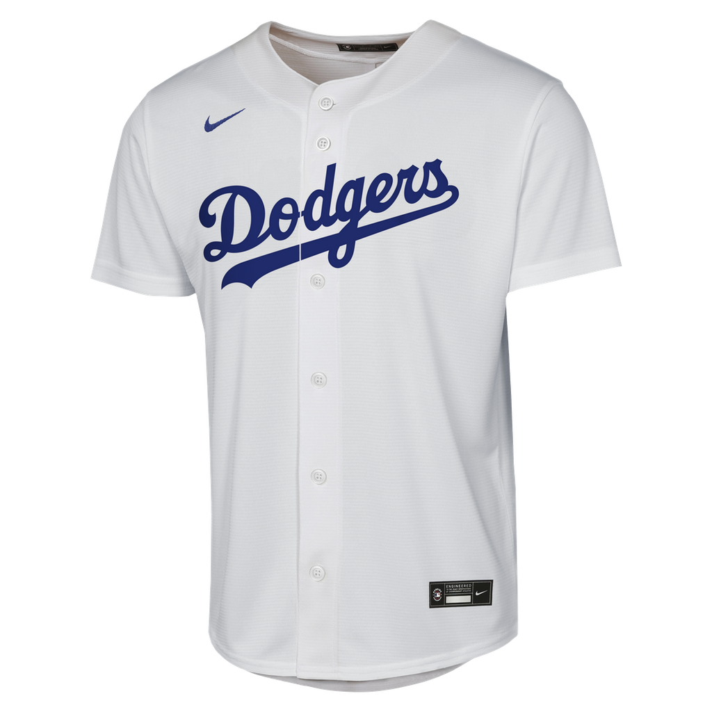 Los Angeles Dodgers Enrique Hern¨¢ndez Nike Youth Home Baseline Jersey - White