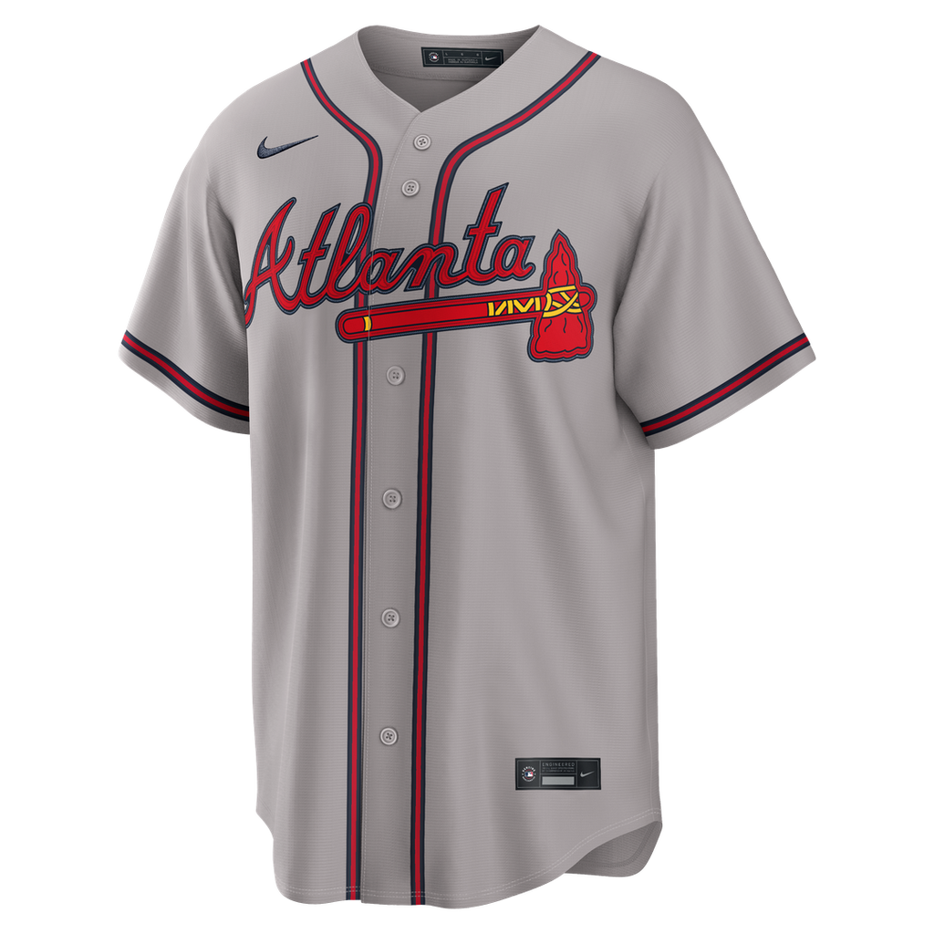 Atlanta Braves Ronald Acu?a Jr. Nike Road Replica Jersey - Gray