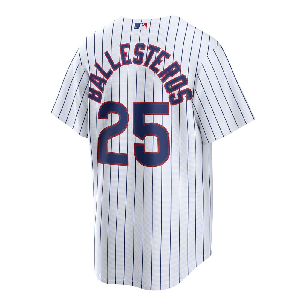Chicago Cubs Mois¨¦s Ballesteros Nike Home Replica Jersey - White