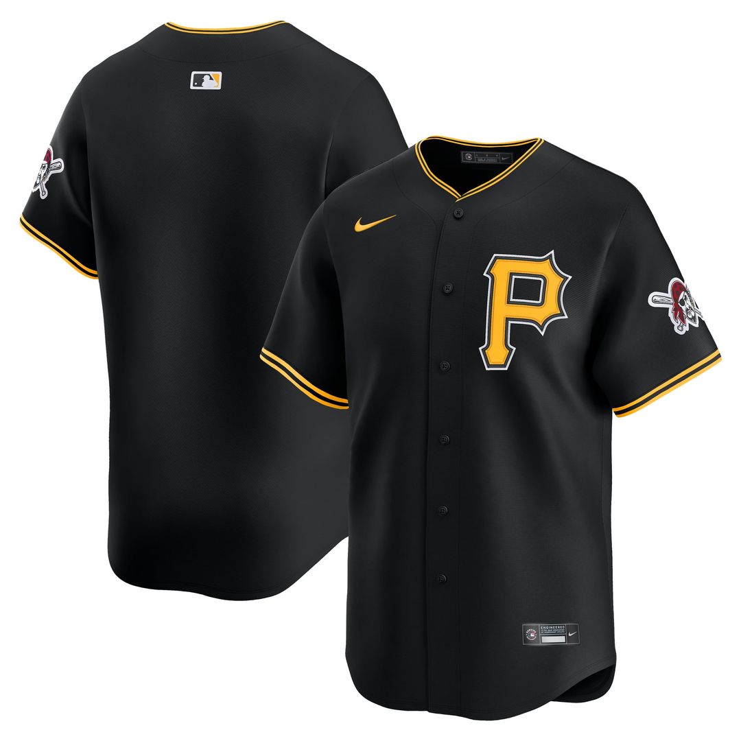 Pittsburgh Pirates Nike Alternate Limited Jersey - Black