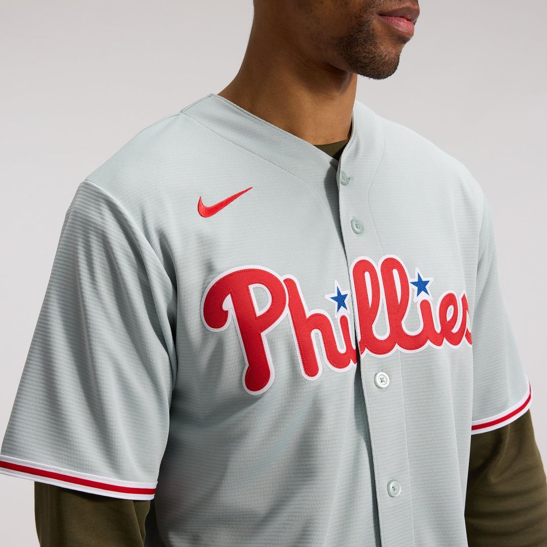 Philadelphia Phillies Bryce Harper Nike Road Replica Jersey - Gray