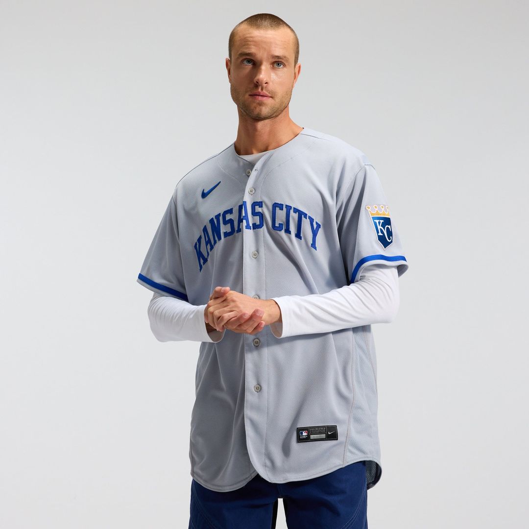 Kansas City Royals Nike 2022 Road Authentic Jersey - Gray