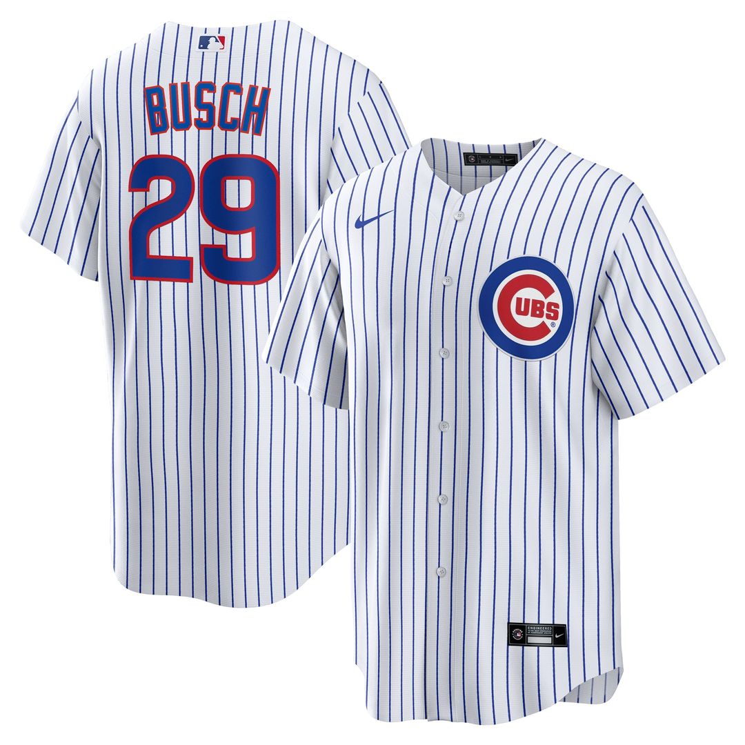Chicago Cubs Michael Busch Nike Home Replica Jersey - White