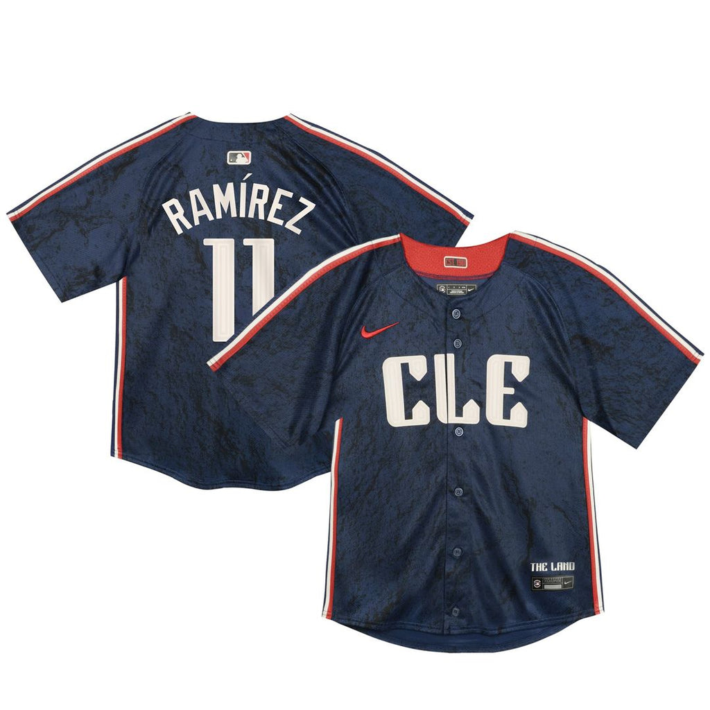 Cleveland Guardians Jose Ramirez Nike Toddler 2024 City Connect Limited Jersey - Navy