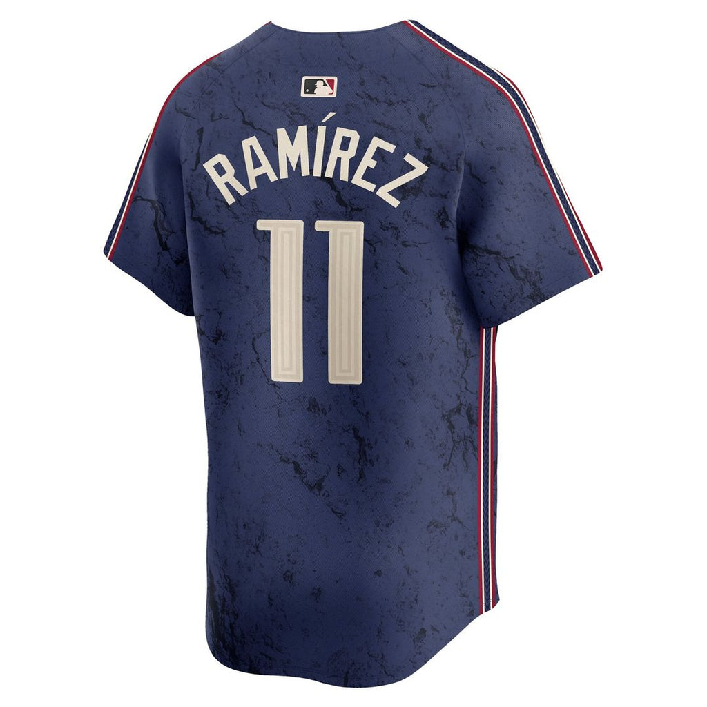 Cleveland Guardians Jos¨¦ Ram¨ªrez Nike City Connect Limited Player Jersey - Navy