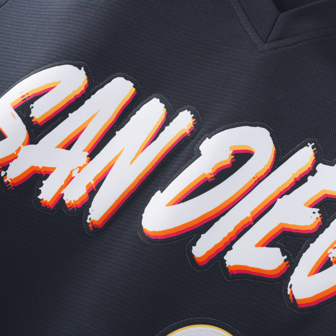 San Diego Padres Xander Bogaerts Nike 2026 City Connect Stadium Jersey - Obsidian