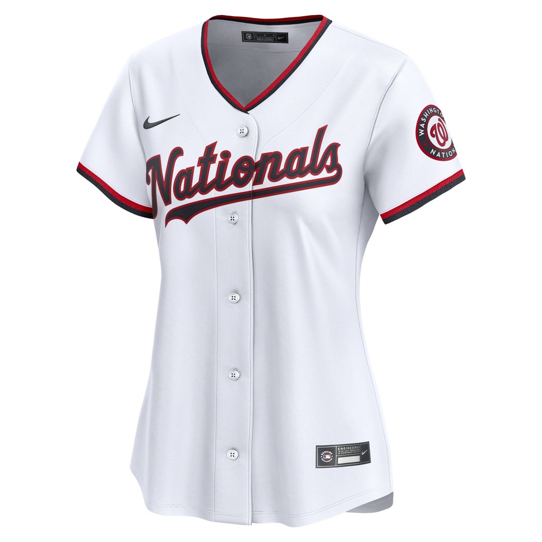 Washington Nationals James Wood Nike Women's Home Limited Player Jersey - White