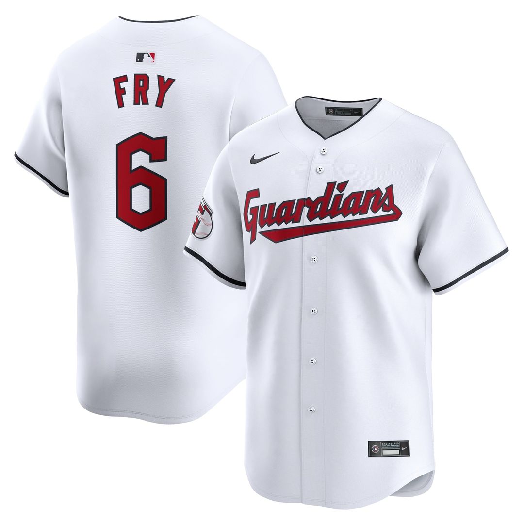 Cleveland Guardians David Fry Nike Home Limited Player Jersey - White