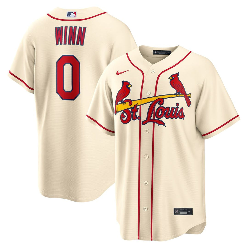 St. Louis Cardinals Masyn Winn Nike Alternate Replica Jersey - Cream