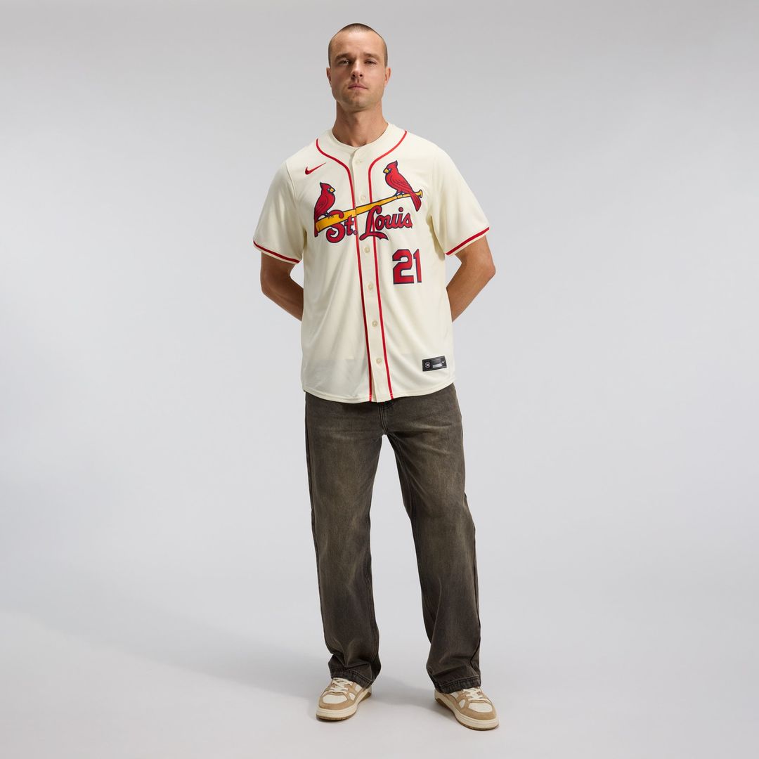 St. Louis Cardinals Lars Nootbaar Nike Alternate 2 Limited Jersey - Cream