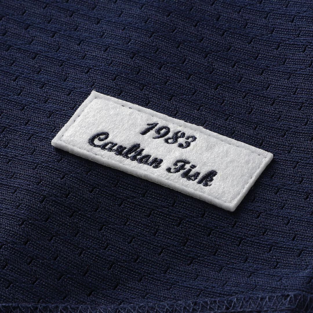 Chicago White Sox Carlton Fisk Mitchell & Ness Authentic Batting Practice Jersey - Navy