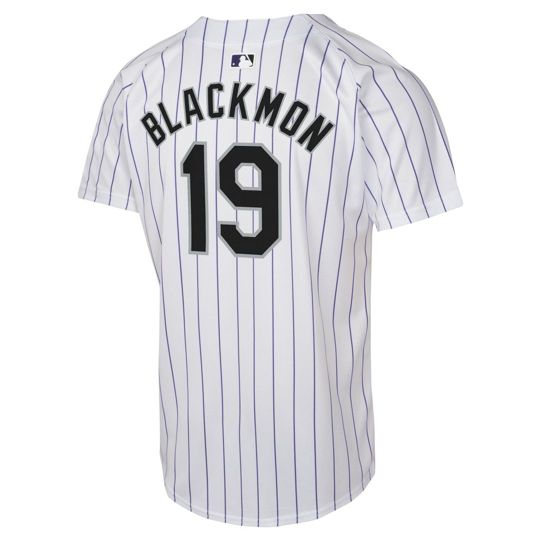Colorado Rockies Charlie Blackmon Nike Youth Home Game Player Jersey - White